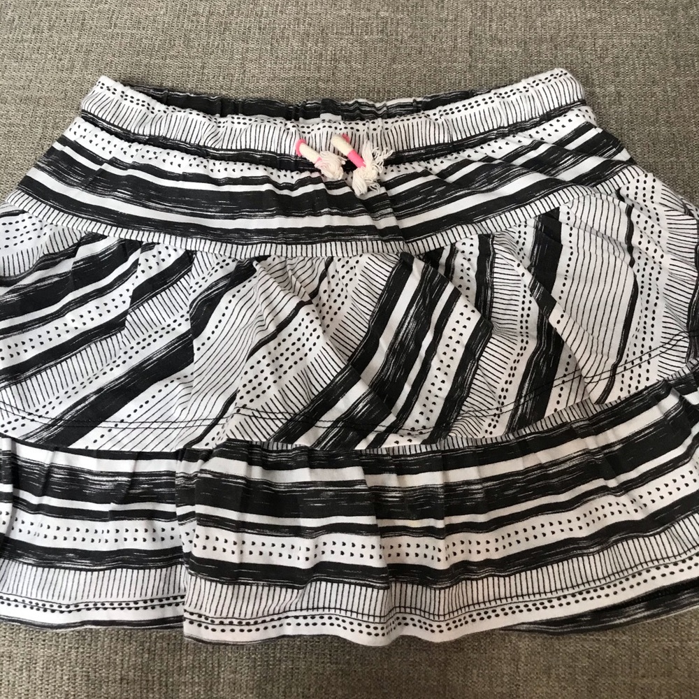 Zebra Tiered Skirt